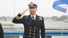 Ο αντιπλοίαρχος Ιωάννης Κιζάνης είναι ο κυβερνήτης της φρεγάτας «Κίμων»