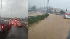 Κακοκαιρία στην Ηγουμενίτσα: Κλειστός ο δρόμος προς Πλαταριά από την ισχυρή βροχόπτωση, δείτε βίντεο
