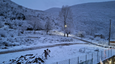 Ισχυρός παγετός στη βόρεια Ελλάδα, θερμοκρασίες έως -17 °C στο Οχυρό Νευροκοπίου
