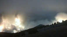 Συγκλονιστικό timelapse βίντεο από το πώς φούντωσε η φωτιά στην κορυφή του Κιθαιρώνα