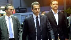 Τον Λουκά Παπαδήμο επισκέφθηκε ο Κυριάκος Μητσοτάκης