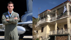 Σε λαϊκό προσκύνημα η σορός του ήρωα σμηναγού - Μεσίστιες οι σημαίες στο Μορφοβούνι