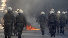 Επεισόδια στην Τούμπα - Tραυματίστηκε αστυνομικός