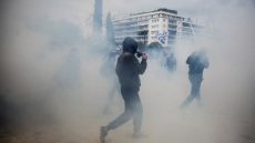 Υπό κράτηση ένας από τους επτά συλληφθέντες στο συλλαλητήριο