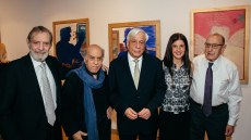 Λαμπερά εγκαίνια της έκθεσης «Αλέκος Φασιανός-Βαγγέλης Χρόνης, 30 Χρόνια Φιλίας, Ζωγραφική και Ποίηση»