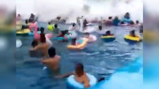 Βίντεο από την Κίνα: «Τσουνάμι» τριών μέτρων σε πισίνα - 44 οι τραυματίες