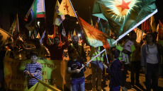 Πορεία Κούρδων στην τουρκική πρεσβεία στην Αθήνα