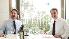 Συνάντηση Μητσοτάκη με τον πρωθυπουργό του Λουξεμβούργου