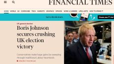 Βρετανικές εφημερίδες για εκλογές: «Η αυγή της Βρετανίας του Μπόρις» ή... «Χριστουγεννιάτικος εφιάλτης»;