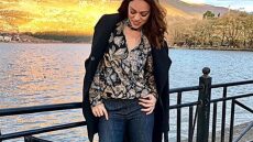 Φωτογραφία: Χριστούγεννα με γύψο στο πόδι για την Μπάγια Αντωνοπούλου 