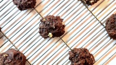 Σοκολατένια cookies με μπανάνα χωρίς ζάχαρη