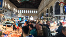 Βαρβάκειος: Αυξημένη η κίνηση, φθηνότερο φέτος το σαρακοστιανό τραπέζι