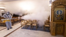 Κορωνοϊός: Απολυμάνθηκαν όλοι οι Ιεροί Ναοί του Δήμου Νεάπολης - Συκεών
