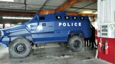 Έφτασε στις Καστανιές το πρώτο τεθωρακισμένο MRAP Typhoon της ΕΛ.ΑΣ.