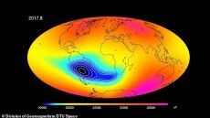 Πλανήτης Γη: Εξασθενεί το μαγνητικό πεδίο μεταξύ Αφρικής και Νότιας Αμερικής
