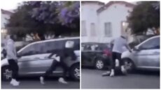 Βίντεο: Ο σταρ του NBA Τζέι Αρ Σμιθ έδειρε τον τύπο που έσπασε το παράθυρο στο αυτοκίνητο του!