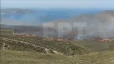 Ψαρά: Υπό έλεγχο η μεγάλη πυρκαγιά στο νησί