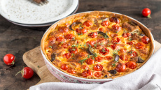 Καλοκαιρινή τάρτα λαχανικών με Crème