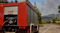 Πυρκαγιά στην Παγανή στη Λέσβο