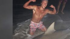 Έπιασε καρχαρία 180 κιλών ανοιχτά της ακτής του Λονγκ Άιλαντ - Δείτε φωτογραφίες