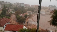 Κακοκαιρία Ιανός: Εικόνα καταστροφής στην Άσσο στην Κεφαλονιά