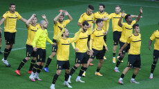 «Κλικ» από την προπόνηση της ΑΕΚ στο Σεντ Γκάλεν