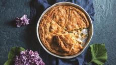 Πίτα με ζύμη κουρού, χυλοπίτες και κοτόπουλο