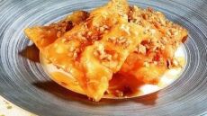 Γιορτινές δίπλες με σιρόπι αγαύης