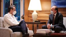  Τον κορυφαίο ορειβάτη – αλπινιστή Αντώνη Συκάρη συνάντησε ο Κυριάκος Μητσοτάκης