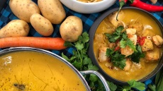 Βελουτέ σούπα με θαλασσινά