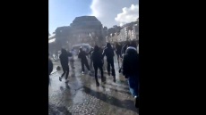 Βέλγιο: Συγκρούσεις 200 ατόμων με την αστυνομία στο κέντρο της Λιέγης