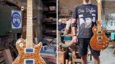 Ο Έλληνας που φτιάχνει ηλεκτρικές κιθάρες για τους σταρ... με ξύλα από τον Όλυμπο!