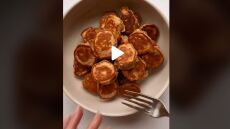 Μπουκίτσες μπανάνας σε ζύμη πανκέικ, το τέλειο πρωινό