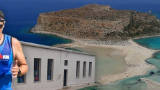 Χανιά: Αθλητής του τριάθλου διασχίζει όλη την Κρήτη και στηρίζει ειδικά σχολεία και παιδιά με αναπηρία