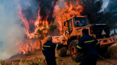 Φωτιά στο Σχίνο: Εκκενώθηκαν και άλλοι οικισμοί στα Μέγαρα