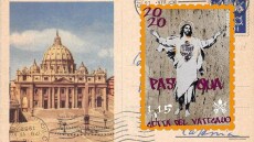 Ιταλίδα street artist μήνυσε το Βατικανό για αναπαραγωγή του έργου της σε γραμματόσημο 