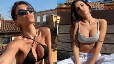 Η Σέρβα καλλονή Γιοβάνα Τζόρτζεβιτς «τρελαίνει» την πόλη του έρωτα 