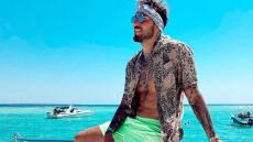 Απολαμβάνει τις διακοπές του στη Μύκονο ο Ρομπέρτο: «Επιστροφή στον παράδεισο»