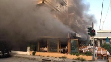 Θεσσαλονίκη: Φωτιά σε ταβέρνα - Βίντεο και φωτογραφίες