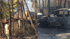 Βίντεο και φωτογραφίες από τη φωτιά στη Σταμάτα: Εικόνες καταστροφής - Κάηκαν σπίτια και αυτοκίνητα 