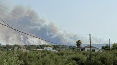 Φωτιά στα Μέθανα