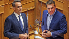 Δείτε βίντεο: Το «πινγκ πονγκ» Μητσοτάκη – Τσίπρα στη συζήτηση για την ιστορική συμφωνία Ελλάδας - Γαλλίας 