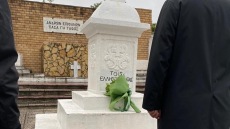 Επίσκεψη Βαρβιτσιώτη στο Βαλάντοβο: Φόρος τιμής στους Έλληνες στρατιωτικούς που έπεσαν στη μάχη της Δοϊράνης