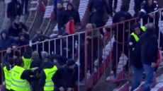 Άγρια επεισόδια πριν το ντέρμπι ΤΣΣΚΑ Σόφιας-Λοκομοτίβ Πλοβντίβ