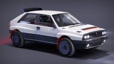 Μια σύγχρονη Lancia Delta Integrale με αγωνιστικό DNA