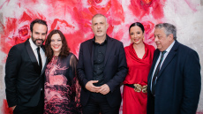 Ο Γιάννης Μώραλης εγκαινίασε την έκθεση της Ιόλης Ξιφαρά στον χώρο τέχνης 212 ARTS