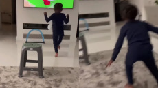 Ο γιος του Στέρλινγκ έχει το στυλ του μπαμπά του, αλλά πανηγυρίζει σαν τον Κριστιάνο - Δείτε βίντεο