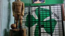 Άγαλμα του Γιώργου Καλαφάτη στην Λεωφόρο ανήμερα των 114ων γενεθλίων του Παναθηναϊκού 