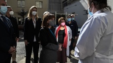 Σακελλαροπούλου: Επίσκεψη στο νοσοκομείο «Άγιος Σάββας» με αφορμή την Παγκόσμια Ημέρα κατά του Καρκίνου