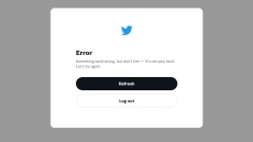 Twitter: «Έπεσε» για μερικά λεπτά, δεν μπορούσαν να συνδεθούν οι χρήστες
